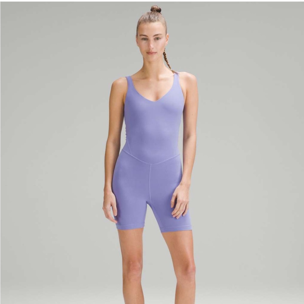 Lululemon Align Bodysuit 6” Dark Lavender Size 2